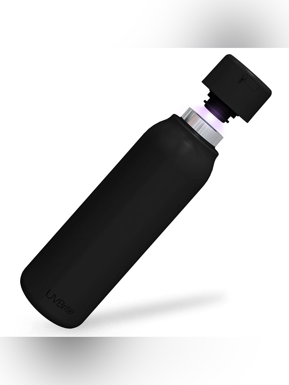 NWT UVBrite TT-B02 Self-Cleaning Water Bottle in Black